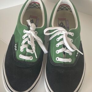 VANS Skate Era Juniper Green Black Low Sneakers Canvas Suede